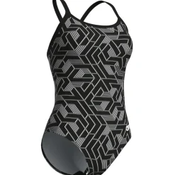Wedstrijd Zwemkleding < arena Performance Escape Light Drop Back Badpak Dames - Zwart/Team Zwart