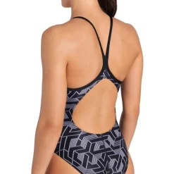 Wedstrijd Zwemkleding < arena Performance Escape Light Drop Back Badpak Dames - Zwart/Team Zwart