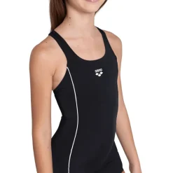 Wedstrijd Zwemkleding|Zwembroeken & Bikini'S < arena Performance Finding R Badpak Meisjes - Zwart
