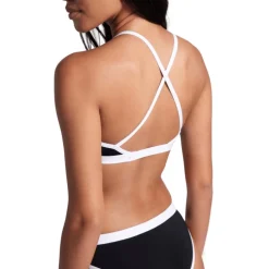 arena Performance Icons Solid Cross Back Bikini Dames - Zwart/Wit