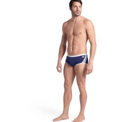 arena Performance Icons Solid Low-Waist Zwemshort Heren - Navy/White