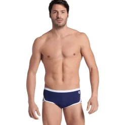 arena Performance Icons Solid Low-Waist Zwemshort Heren - Navy/White