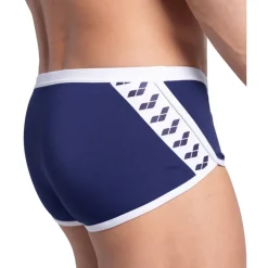 arena Performance Icons Solid Low-Waist Zwemshort Heren - Navy/White