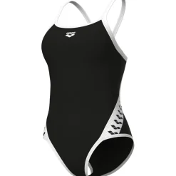 arena Performance Icons Solid Super Fly Back Badpak Dames - Zwart/Wit
