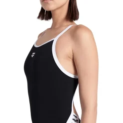 arena Performance Icons Solid Super Fly Back Badpak Dames - Zwart/Wit