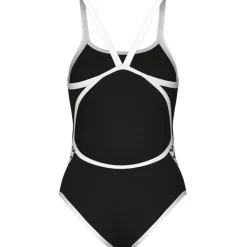 arena Performance Icons Solid Super Fly Back Badpak Dames - Zwart/Wit