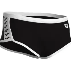 arena Performance Icons Solid Low-Waist Zwemshort Heren - Zwart/Wit