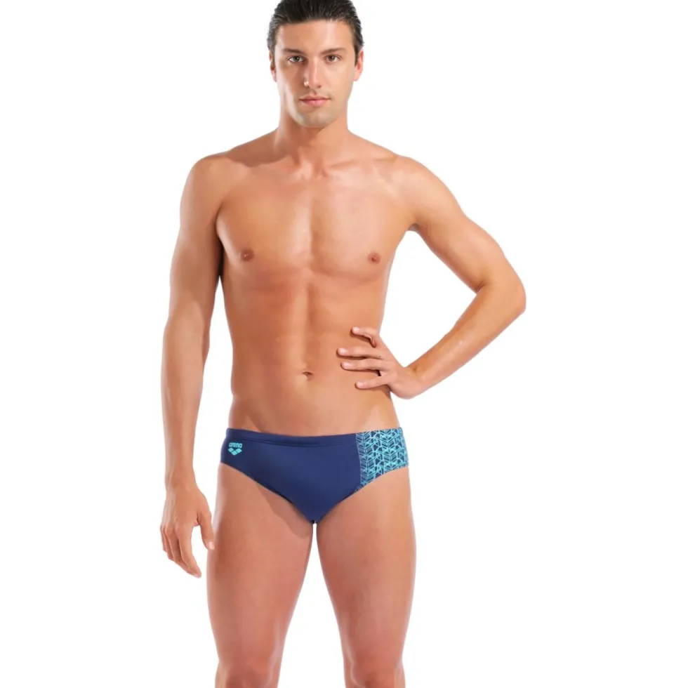 arena Performance Logo Zwemshorts Heren - Navy/Water