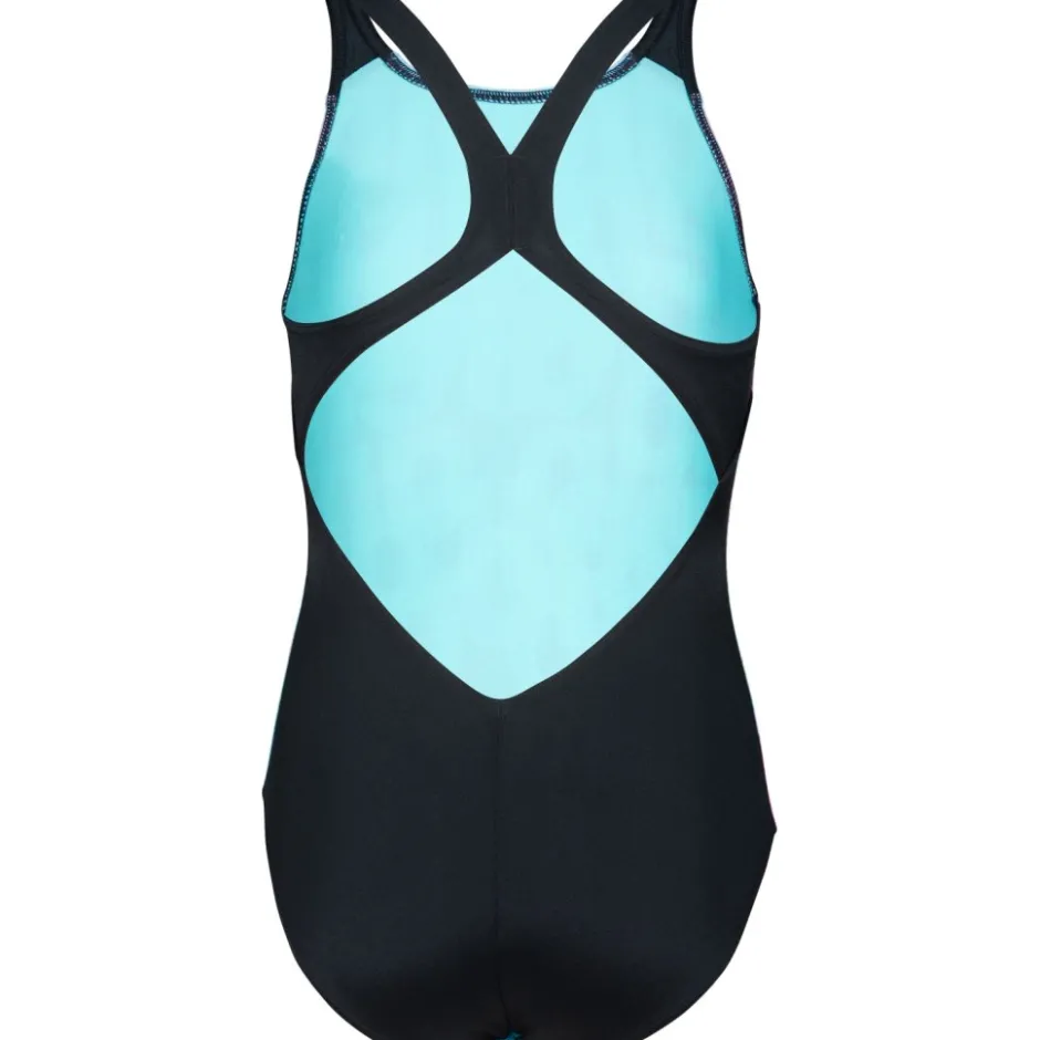 Wedstrijd Zwemkleding < arena Performance Multi Colours V Back Badpak Meisjes - Water Multi/Black