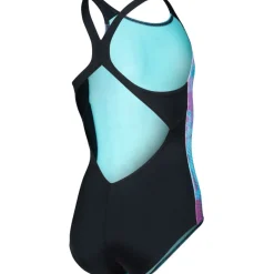 Wedstrijd Zwemkleding < arena Performance Multi Colours V Back Badpak Meisjes - Water Multi/Black