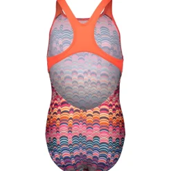arena Performance Ondulation Swim Pro Back Badpak Meisjes - Multi Violet/Bright Coral