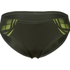 arena Performance Poseidonia Zwemslip Jongens - Dark Sage/Artic Lime