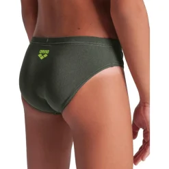 arena Performance Poseidonia Zwemslip Jongens - Dark Sage/Artic Lime