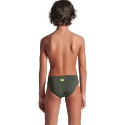arena Performance Poseidonia Zwemslip Jongens - Dark Sage/Artic Lime