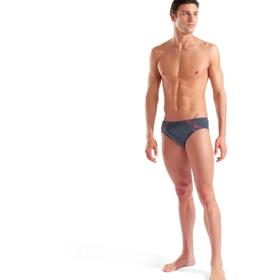 Wedstrijd Zwemkleding < arena Performance Poseidonia Zwemslip Heren - Asphalt-Bright Coral