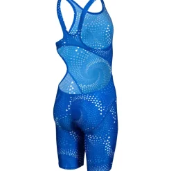 Wedstrijd Zwemkleding < arena Performance Printed Badpak Meisjes - Black/Team Royal
