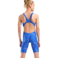 Wedstrijd Zwemkleding < arena Performance Printed Badpak Meisjes - Black/Team Royal