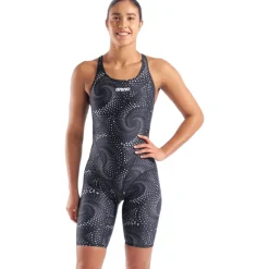 arena Performance Printed Badpak Vrouwen - Team Zwart