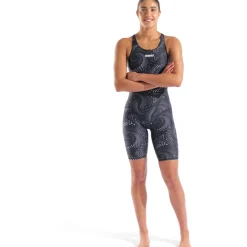 arena Performance Printed Badpak Vrouwen - Team Zwart