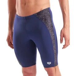 Wedstrijd Zwemkleding < arena Performance Ribbed Zwemjammer Heren - Navy-Multi Black