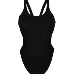 arena Performance Solid Team Swim Tech Badpak Vrouwen - Zwart/Wit
