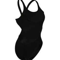 arena Performance Solid Team Swim Tech Badpak Vrouwen - Zwart/Wit