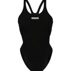 arena Performance Solid Team Swim Tech Badpak Vrouwen - Zwart/Wit