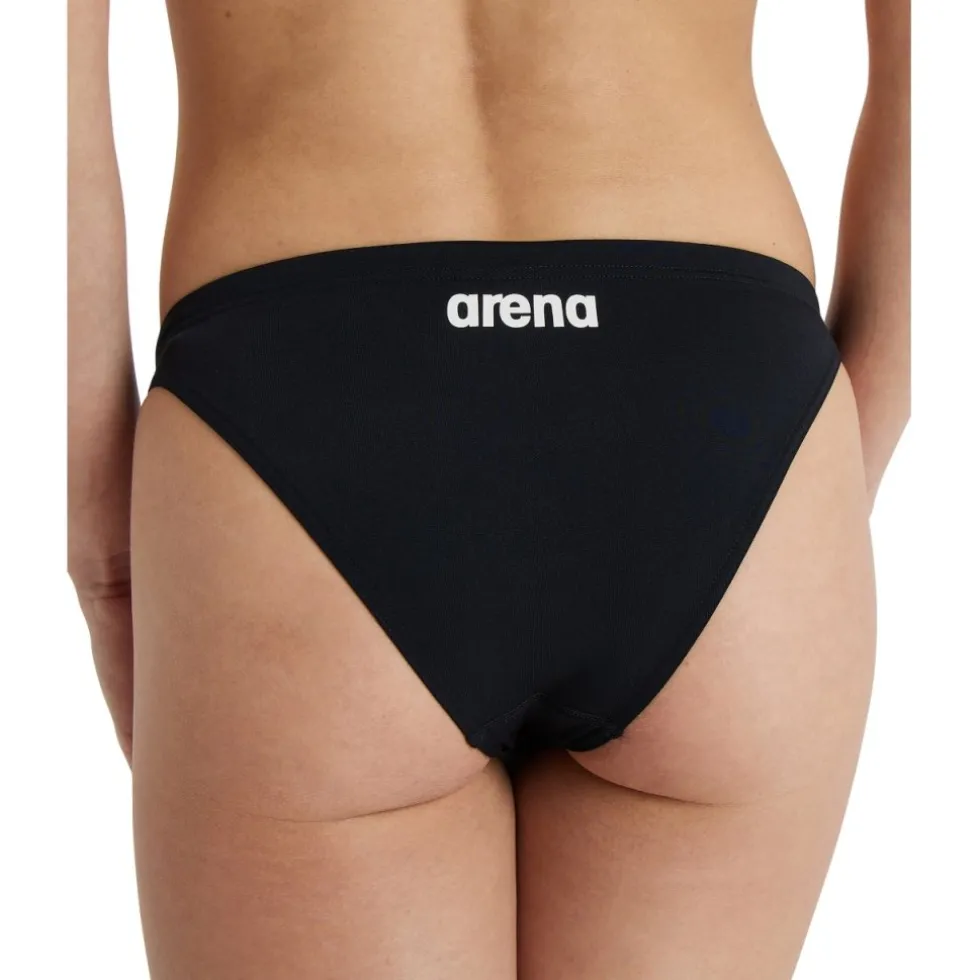 arena Performance Solid Team Bikini Broekje Dames - Zwart-Wit