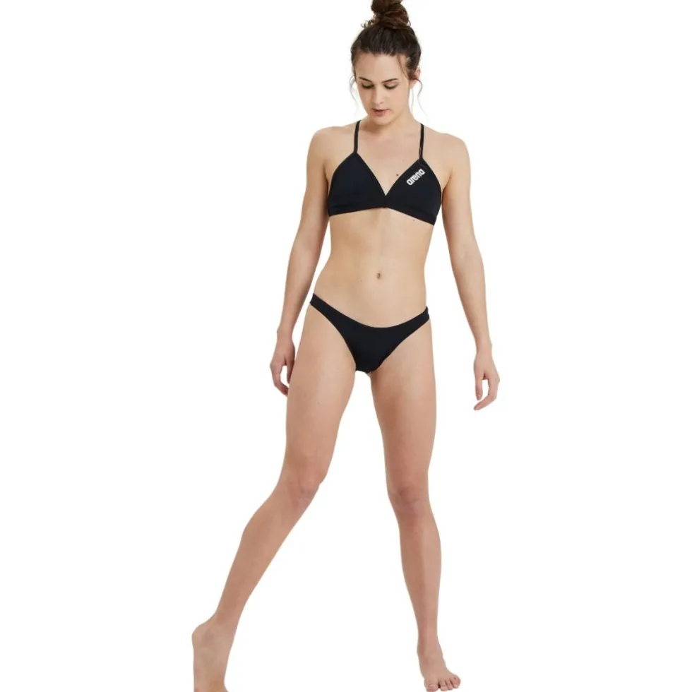 arena Performance Solid Team Bikini Broekje Dames - Zwart-Wit