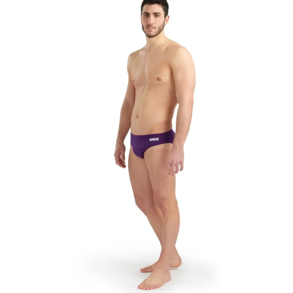 arena Performance Solid Team Zwemshorts Heren - Plum-White