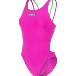 arena Performance Solid Tech Multi Back Badpak Vrouwen - Very Fuchsia/Team Green