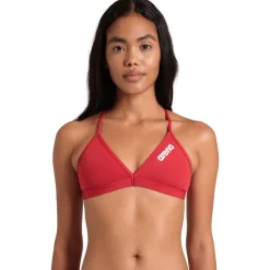 arena Performance Solid Team Bikini Top Dames - Rood-Wit