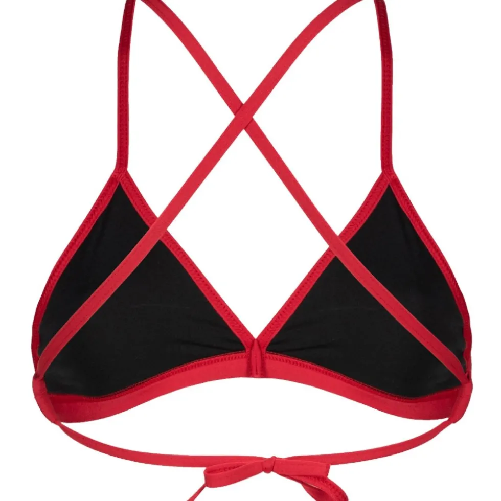 arena Performance Solid Team Bikini Top Dames - Rood-Wit