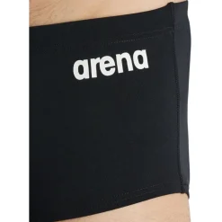 Wedstrijd Zwemkleding < arena Performance Solid Team Low-Waist Zwemshort Heren - Zwart/Wit