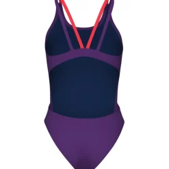 arena Performance Solid Tech Multi Back Badpak Vrouwen - Plum/Bright Coral