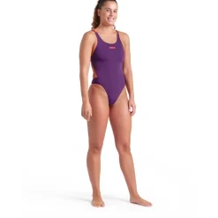 arena Performance Solid Tech Multi Back Badpak Vrouwen - Plum/Bright Coral