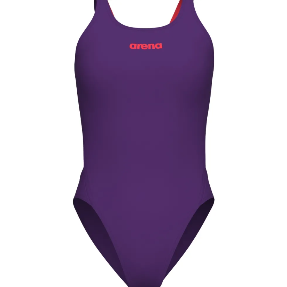 arena Performance Solid Tech Multi Back Badpak Vrouwen - Plum/Bright Coral