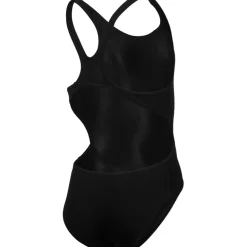 arena Performance Solid Team Swim Tech Badpak Meisjes - Zwart-Wit
