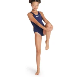 arena Performance Solid Team Swim Tech Badpak Meisjes - Navy-White