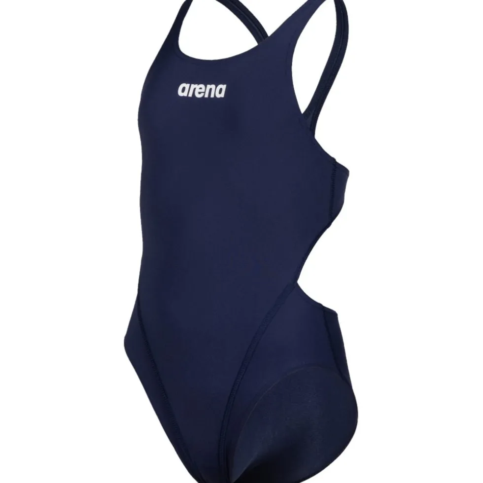 arena Performance Solid Team Swim Tech Badpak Meisjes - Navy-White