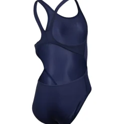 arena Performance Solid Team Swim Tech Badpak Meisjes - Navy-White