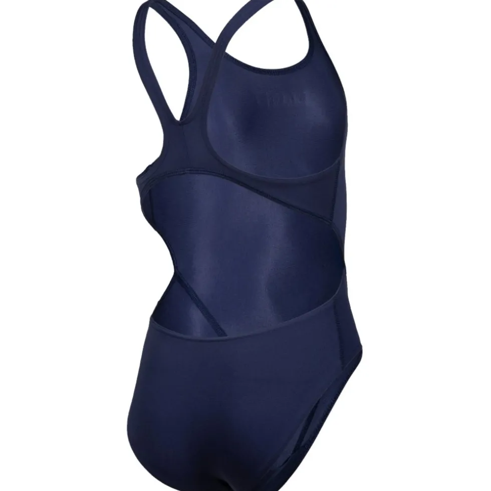 arena Performance Solid Team Swim Tech Badpak Meisjes - Navy-White
