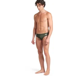 arena Performance Solid Team Zwemshorts Heren - Dark Sage/Wit