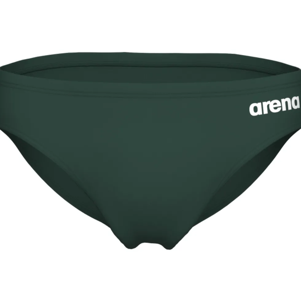 arena Performance Solid Team Zwemshorts Heren - Dark Sage/Wit