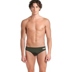 arena Performance Solid Team Zwemshorts Heren - Dark Sage/Wit