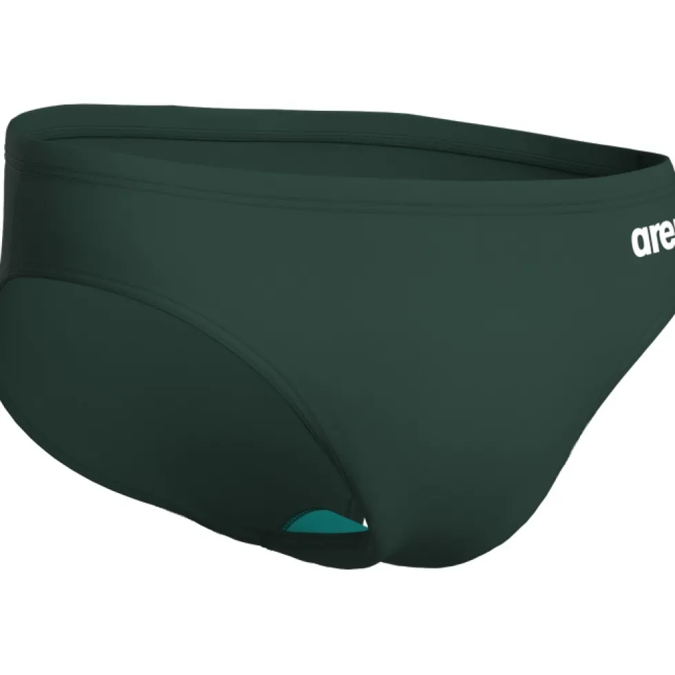 arena Performance Solid Team Zwemshorts Heren - Dark Sage/Wit