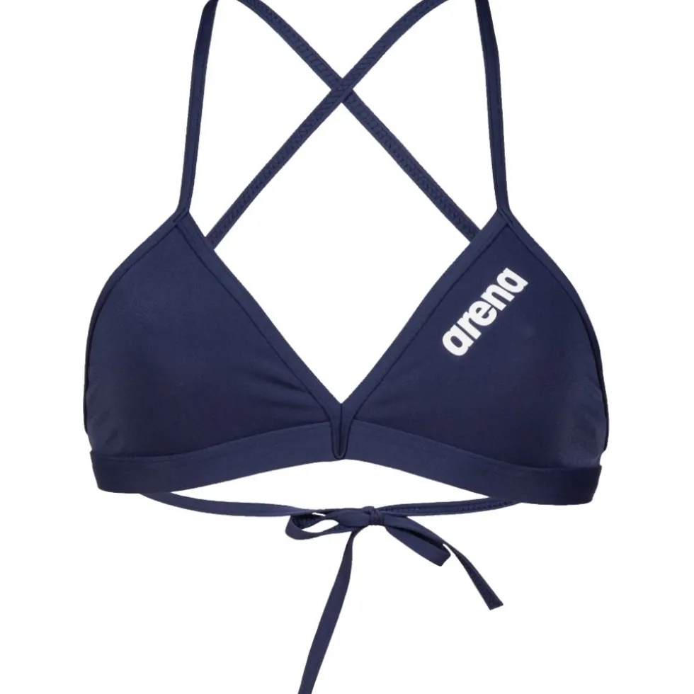 arena Performance Solid Team Bikini Top Dames - Navy-White