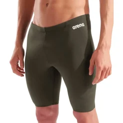 Wedstrijd Zwemkleding|Zwembroeken & Bikini'S < arena Performance Solid Team Zwem Jammer Mannen - Dark Sage/White