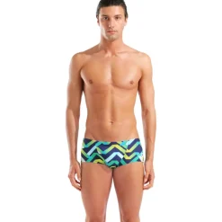 arena Performance Texture Low-Waist Zwemshort Heren - Navy Multi