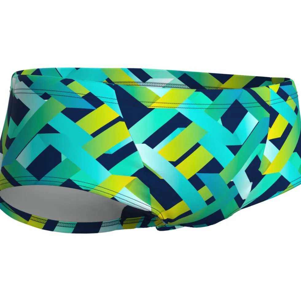 arena Performance Texture Low-Waist Zwemshort Heren - Navy Multi